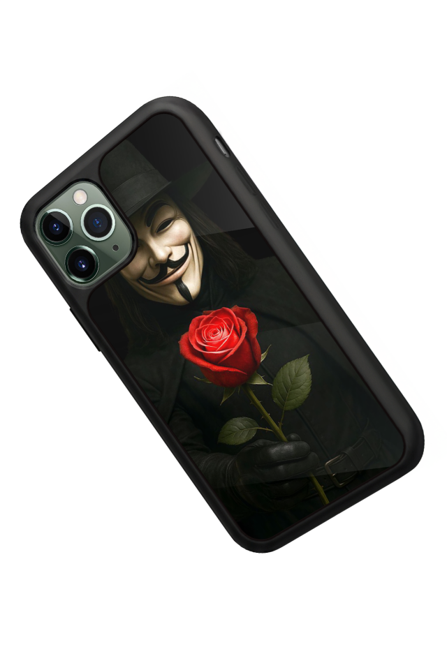 iPhone 11 Pro Max Uyumlu Vendetta Tasarımlı Glossy Premium Kılıf