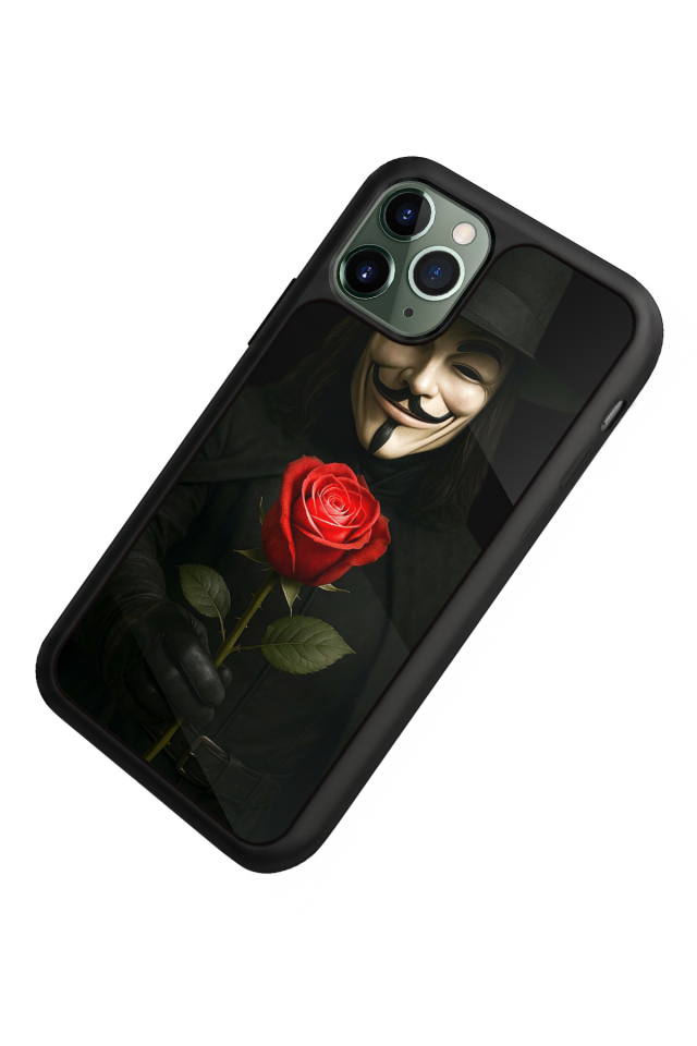 iPhone 11 Pro Max Uyumlu Vendetta Tasarımlı Glossy Premium Kılıf