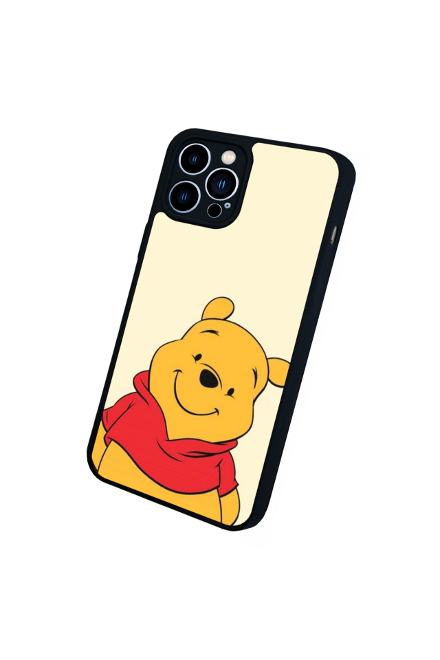 iPhone 13 Pro Max Uyumlu Winnie Tasarımlı Glossy Premium Kılıf