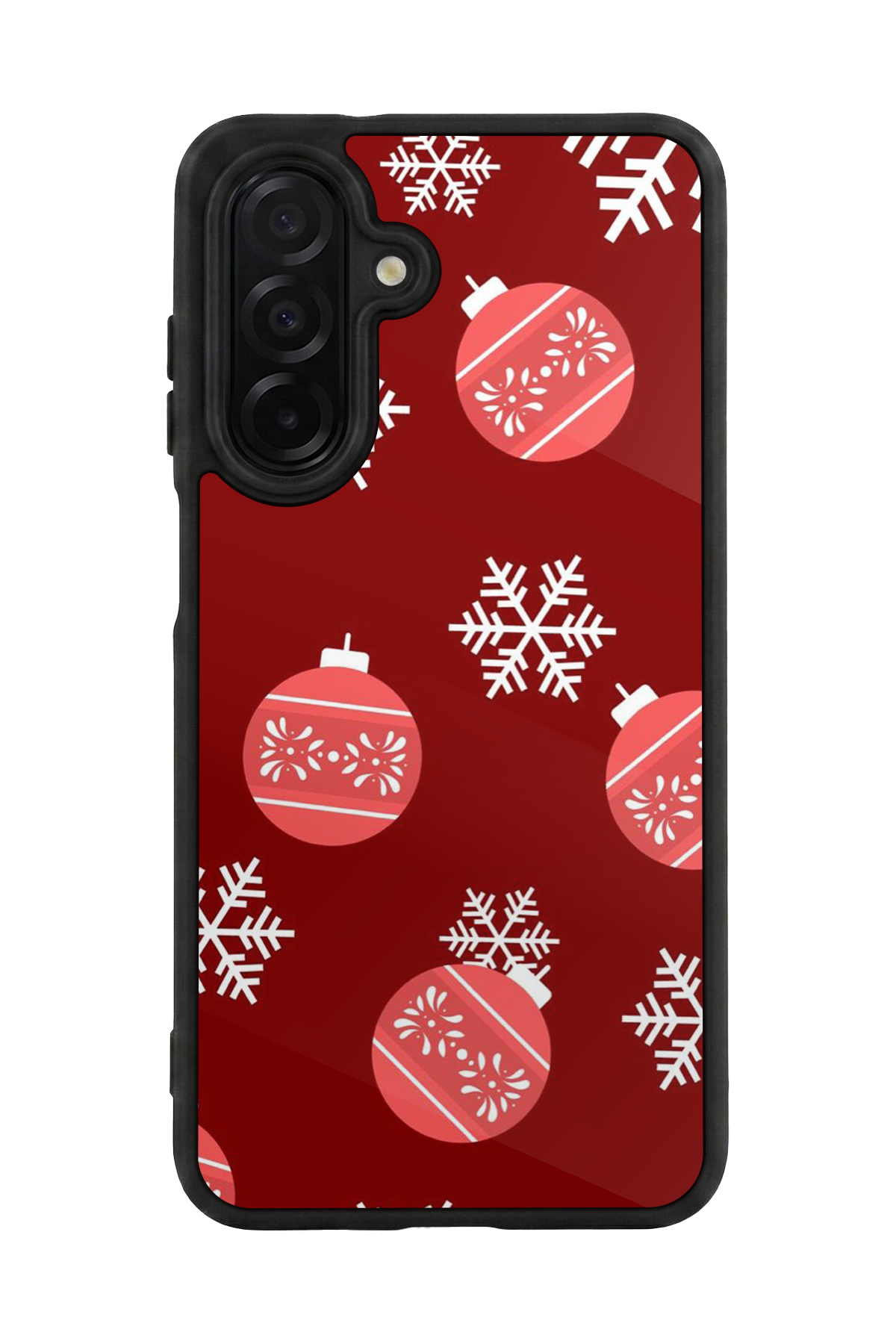 Samsung Galaxy A36 Uyumlu Yilbasi Christmas Tasarımlı Glossy Premium Kılıf