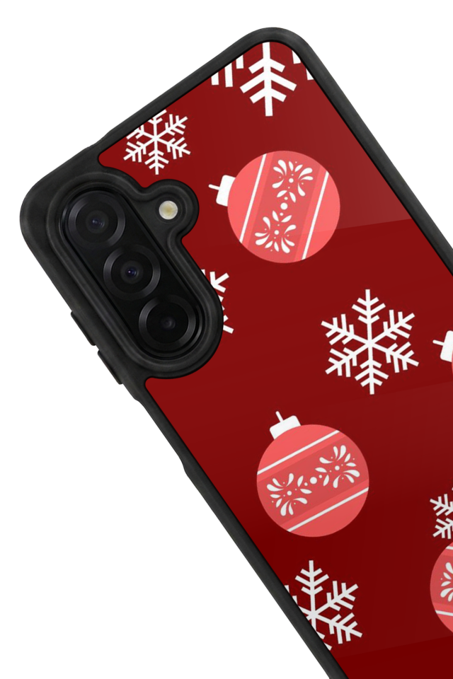 Samsung Galaxy A36 Uyumlu Yilbasi Christmas Tasarımlı Glossy Premium Kılıf