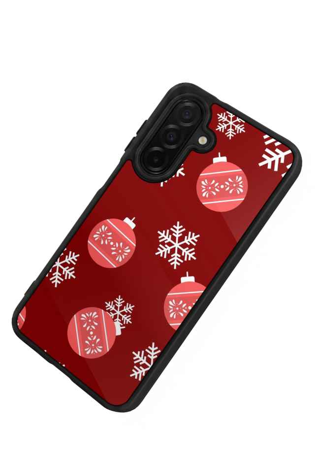 Samsung Galaxy A36 Uyumlu Yilbasi Christmas Tasarımlı Glossy Premium Kılıf