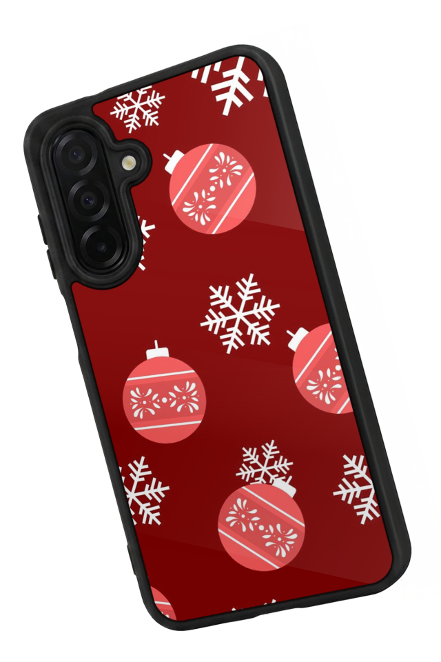 Samsung Galaxy A36 Uyumlu Yilbasi Christmas Tasarımlı Glossy Premium Kılıf