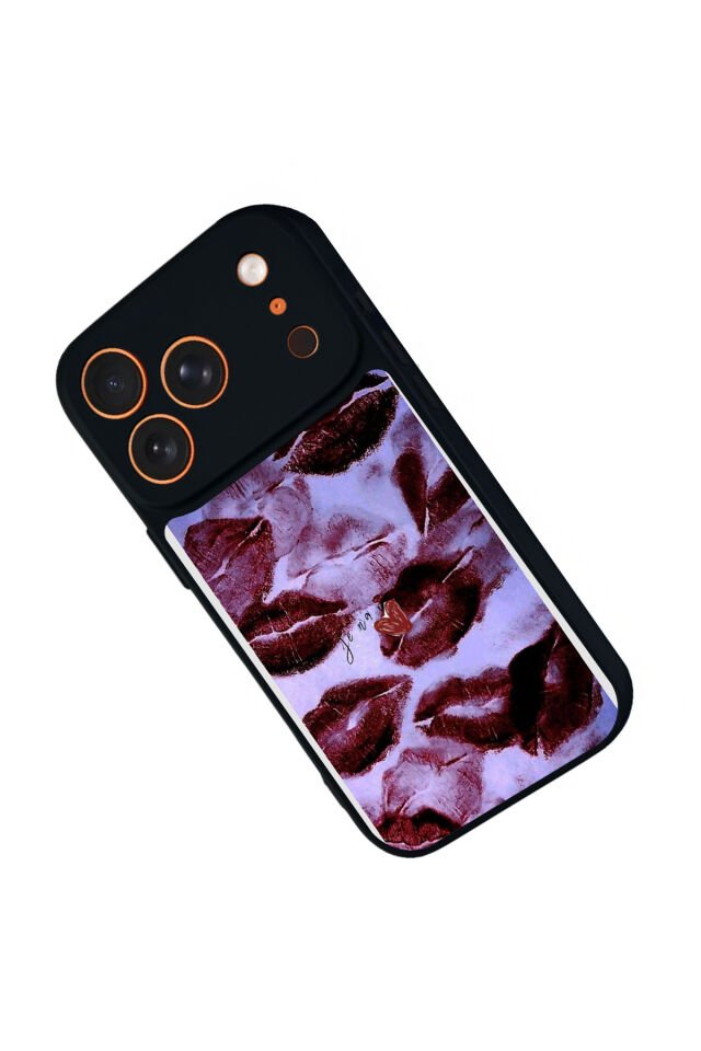 iPhone 17 Pro Uyumlu Dudak Tasarımlı Glossy Premium Kılıf