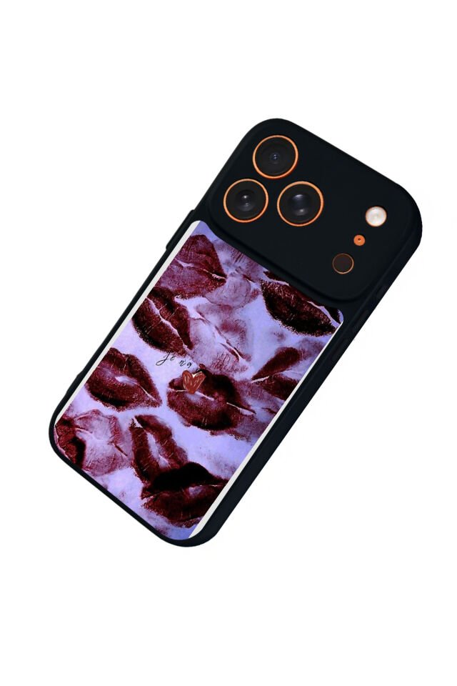 iPhone 17 Pro Uyumlu Dudak Tasarımlı Glossy Premium Kılıf
