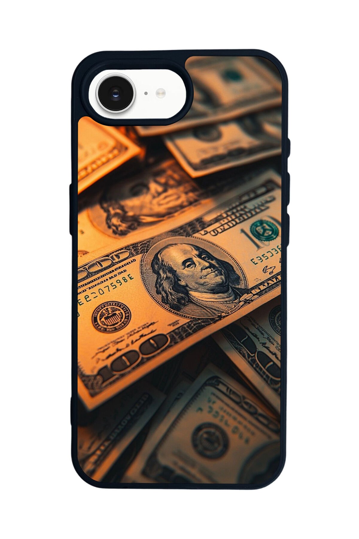 iPhone 16E Uyumlu Para Tasarımlı Glossy Premium Kılıf