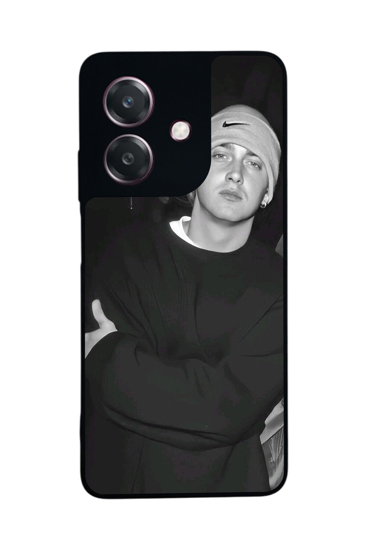 Oppo A3 5G Uyumlu Eminem Tasarımlı Glossy Premium Kılıf