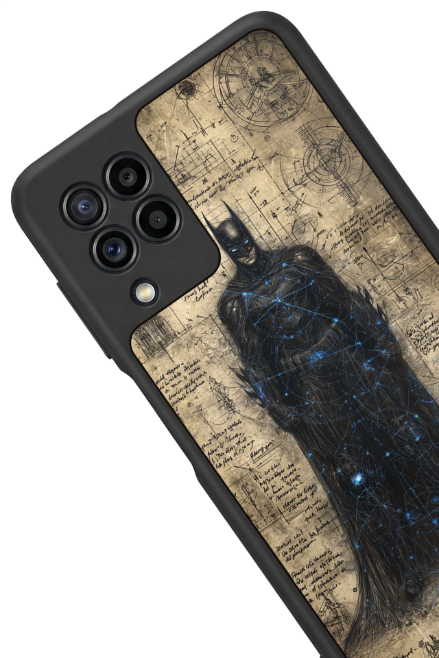 Samsung Galaxy M32 Uyumlu Batman Tasarımlı Glossy Premium Kılıf