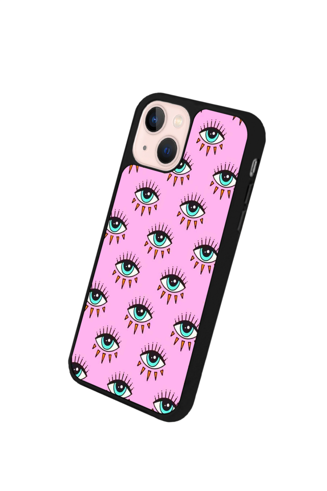 iPhone 15 Plus Uyumlu Göz Tasarımlı Glossy Premium Kılıf