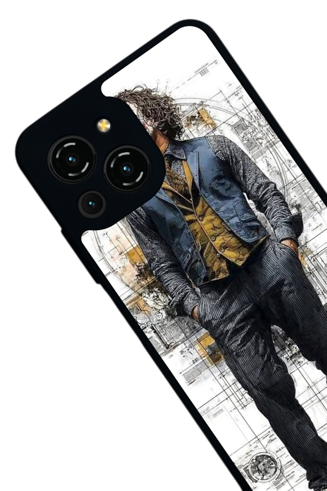 Reeder S23 Pro Max Uyumlu Joker Tasarımlı Glossy Premium Kılıf