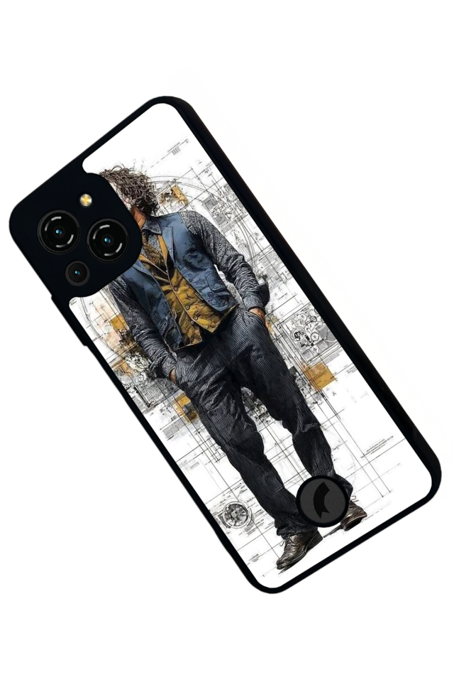 Reeder S23 Pro Max Uyumlu Joker Tasarımlı Glossy Premium Kılıf