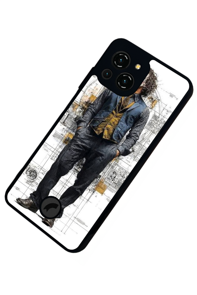 Reeder S23 Pro Max Uyumlu Joker Tasarımlı Glossy Premium Kılıf