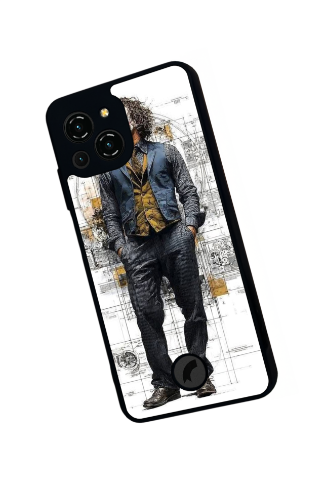 Reeder S23 Pro Max Uyumlu Joker Tasarımlı Glossy Premium Kılıf