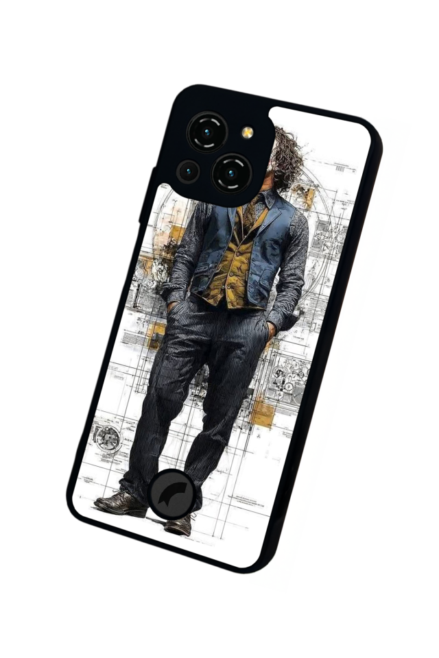 Reeder S23 Pro Max Uyumlu Joker Tasarımlı Glossy Premium Kılıf