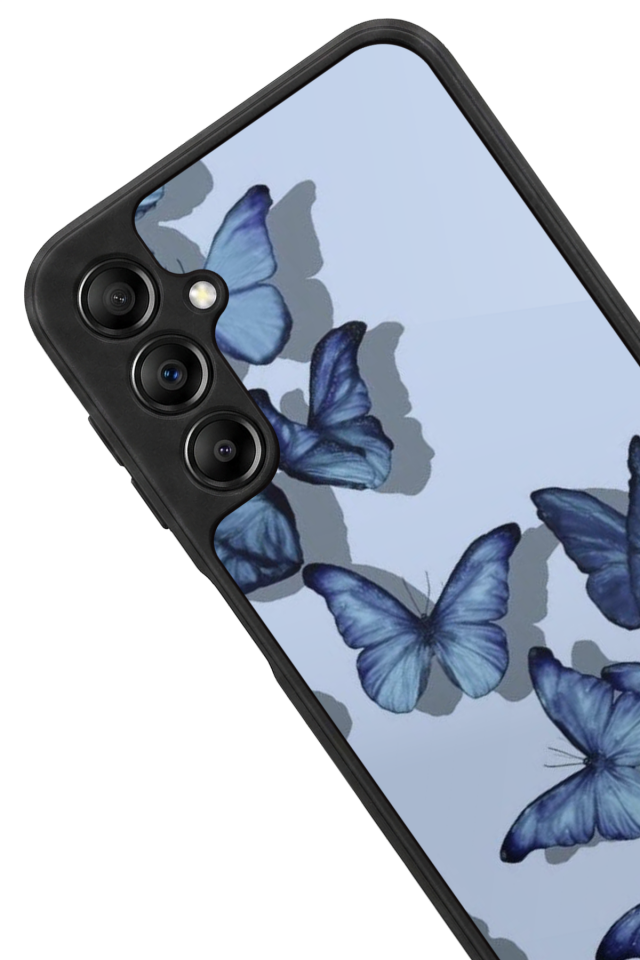 Samsung Galaxy A14 Uyumlu Kelebek Tasarımlı Glossy Premium Kılıf