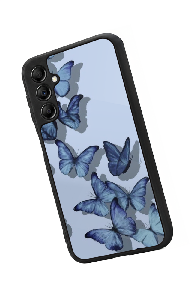 Samsung Galaxy A14 Uyumlu Kelebek Tasarımlı Glossy Premium Kılıf