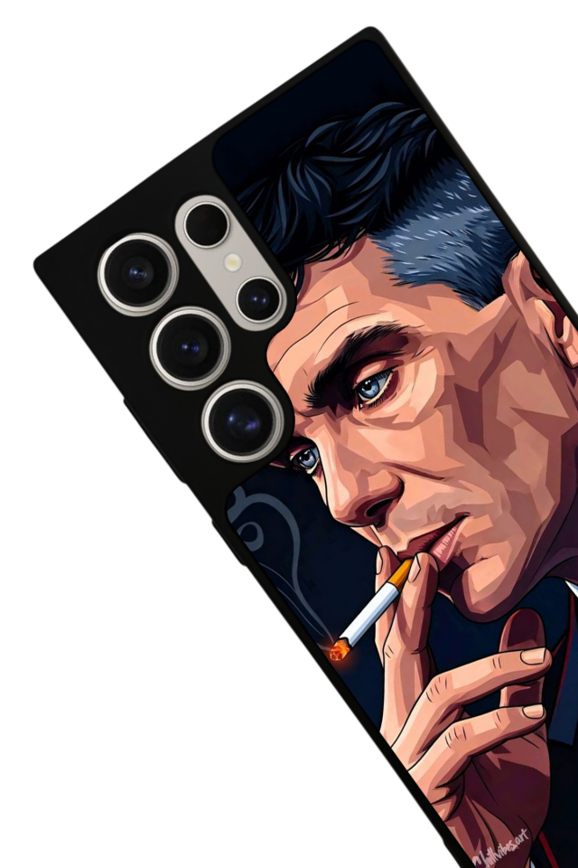 Samsung Galaxy S23 Ultra Uyumlu Peaky Blinders Tasarımlı Glossy Premium Kılıf