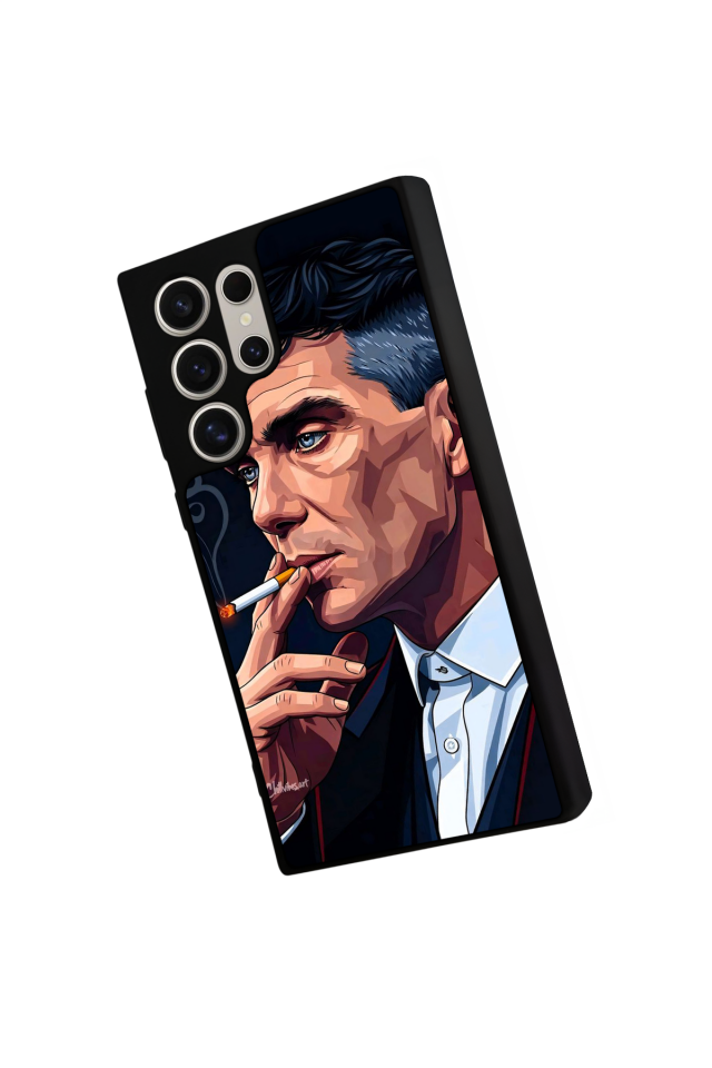 Samsung Galaxy S23 Ultra Uyumlu Peaky Blinders Tasarımlı Glossy Premium Kılıf