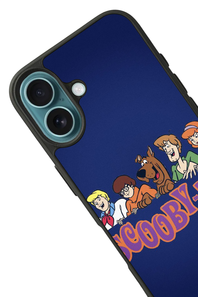 iPhone 16 Plus Uyumlu Scooby Doo Tasarımlı Glossy Premium Kılıf
