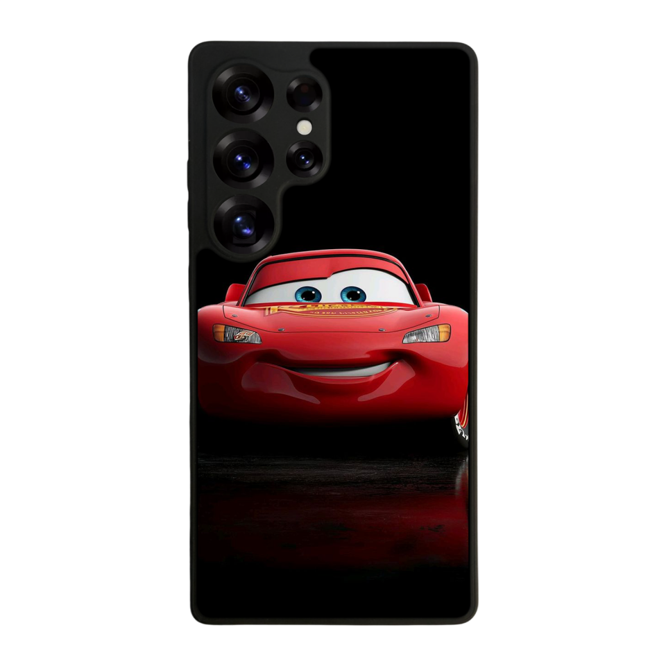 Samsung Galaxy S25 Ultra Uyumlu Şimsek McQueen Tasarımlı Glossy Premium Kılıf