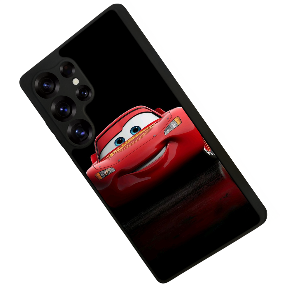 Samsung Galaxy S25 Ultra Uyumlu Şimsek McQueen Tasarımlı Glossy Premium Kılıf