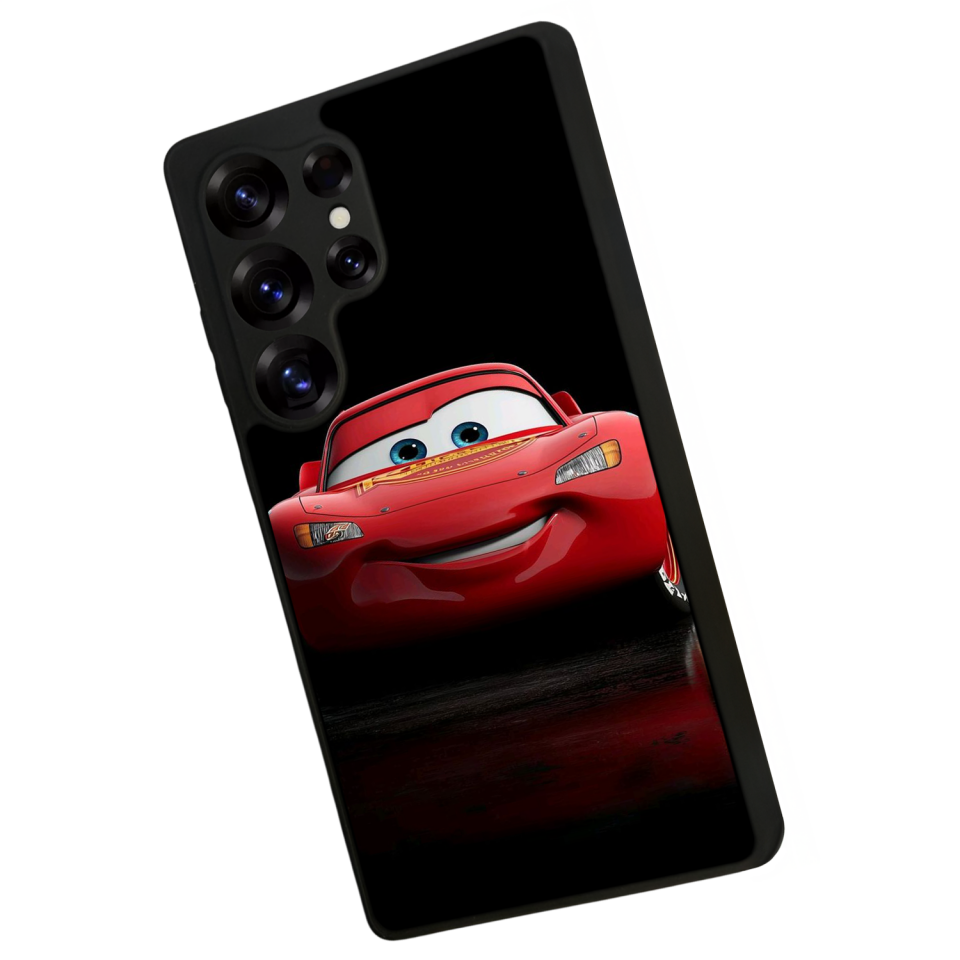 Samsung Galaxy S25 Ultra Uyumlu Şimsek McQueen Tasarımlı Glossy Premium Kılıf