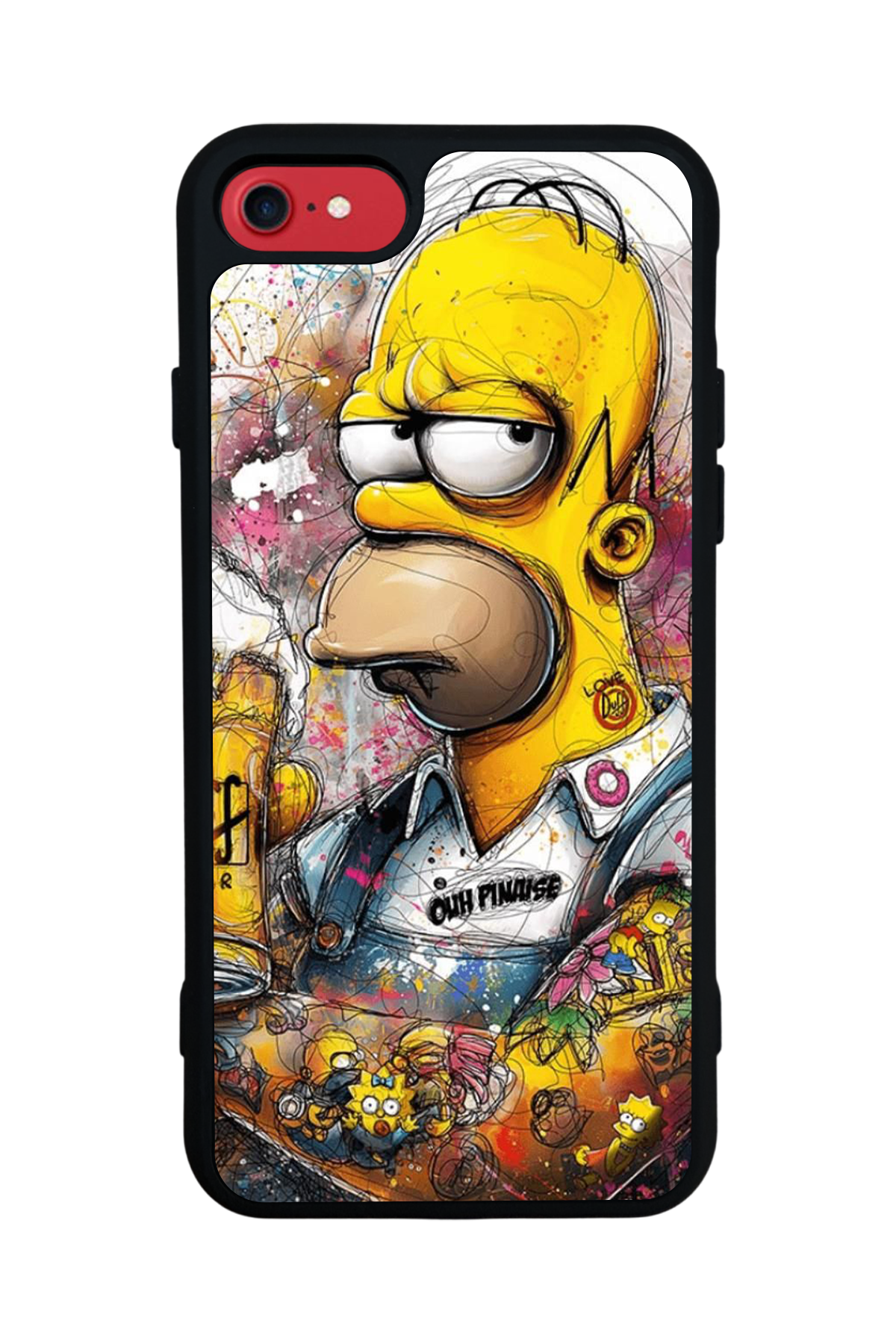 iPhone 7 Uyumlu The Simpsons Tasarımlı Glossy Premium Kılıf