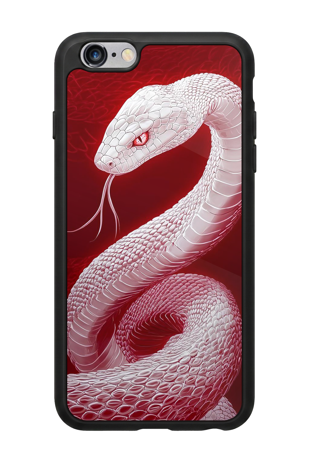 iPhone 6s Plus Uyumlu Yılan Tasarımlı Glossy Premium Kılıf