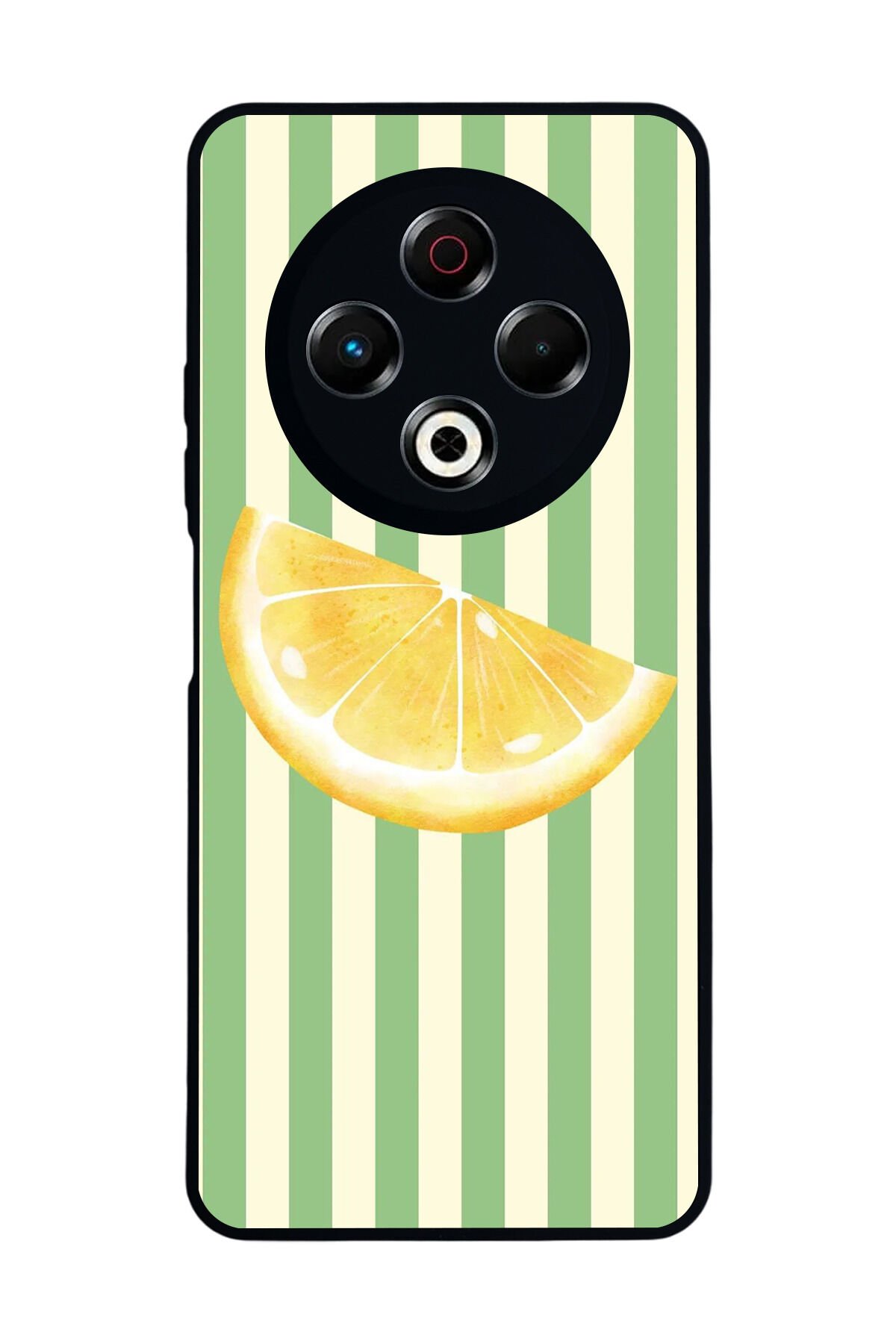 Tecno Spark 30 Uyumlu Limon Tasarımlı Glossy Premium Kılıf