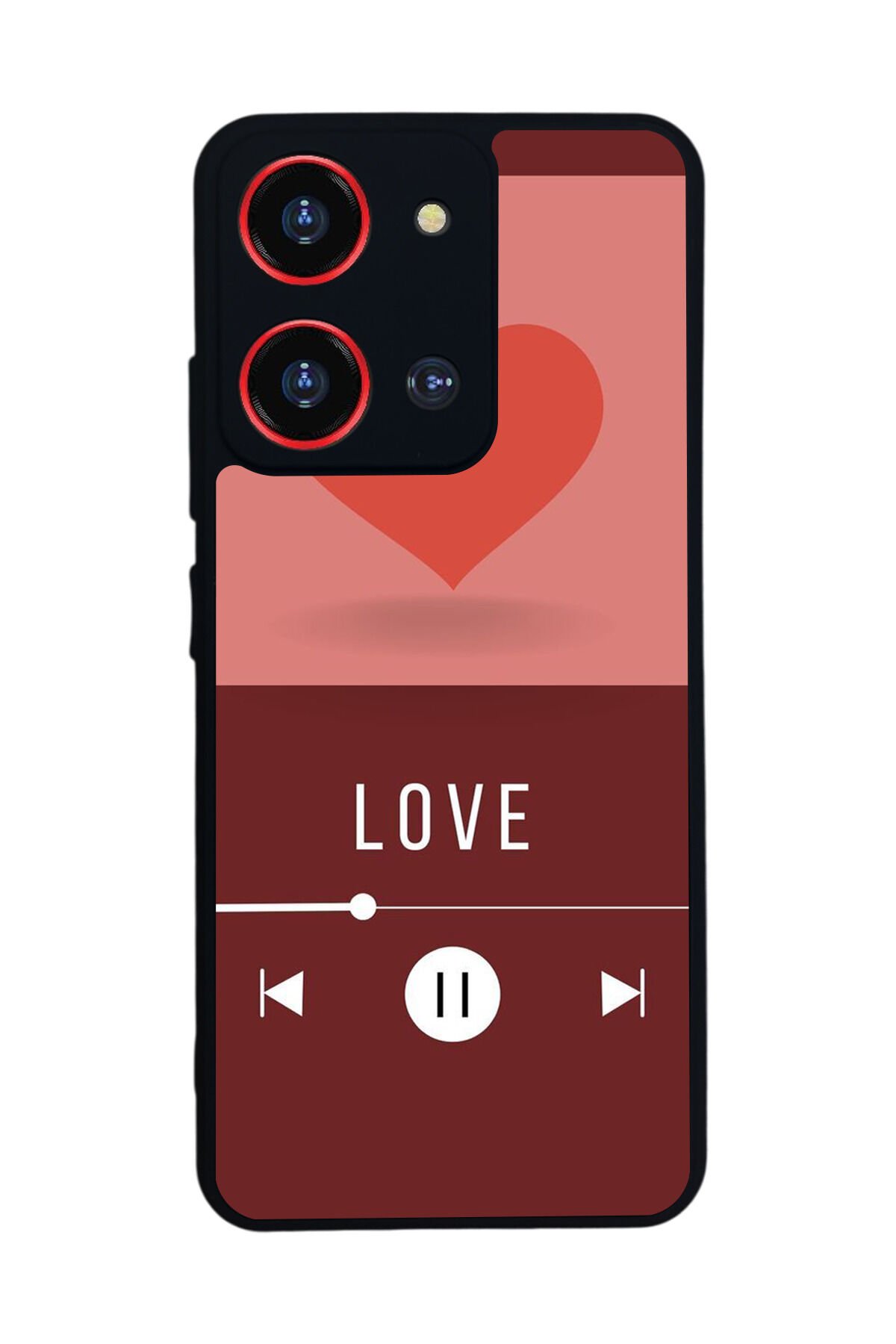 Reeder S19 Max Pro S ZOOM Uyumlu Kalp Love Tasarımlı Glossy Premium Kılıf