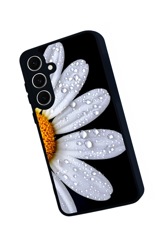 Samsung Galaxy A16 Uyumlu Cicek Tasarımlı Glossy Premium Kılıf