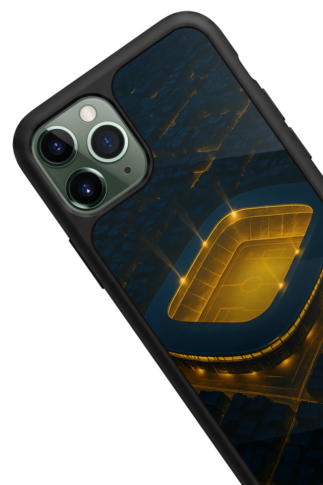 iPhone 11 Pro Max Uyumlu Fenerbahce Tasarımlı Glossy Premium Kılıf