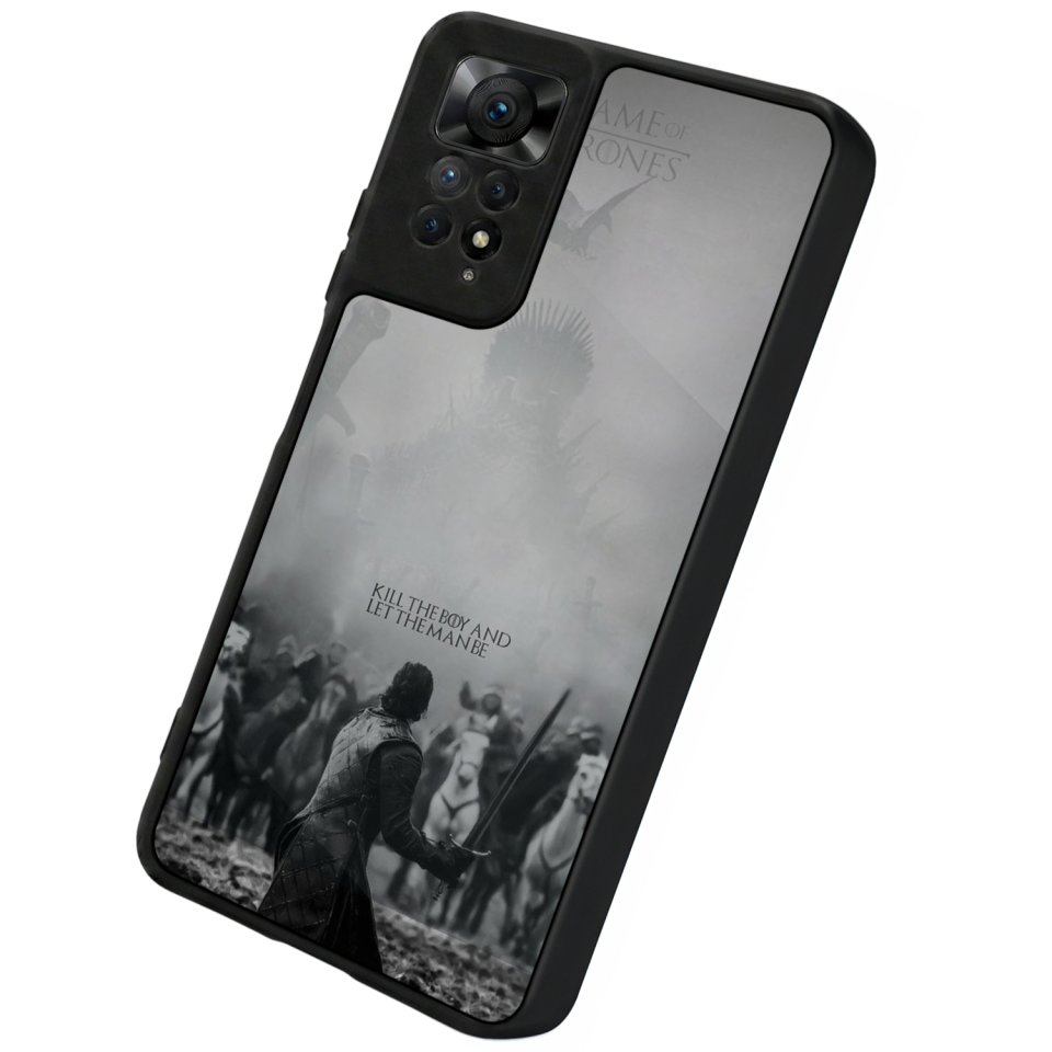 Xiaomi Redmi Note 12 Pro Uyumlu GameOfThrones Tasarımlı Glossy Premium Kılıf