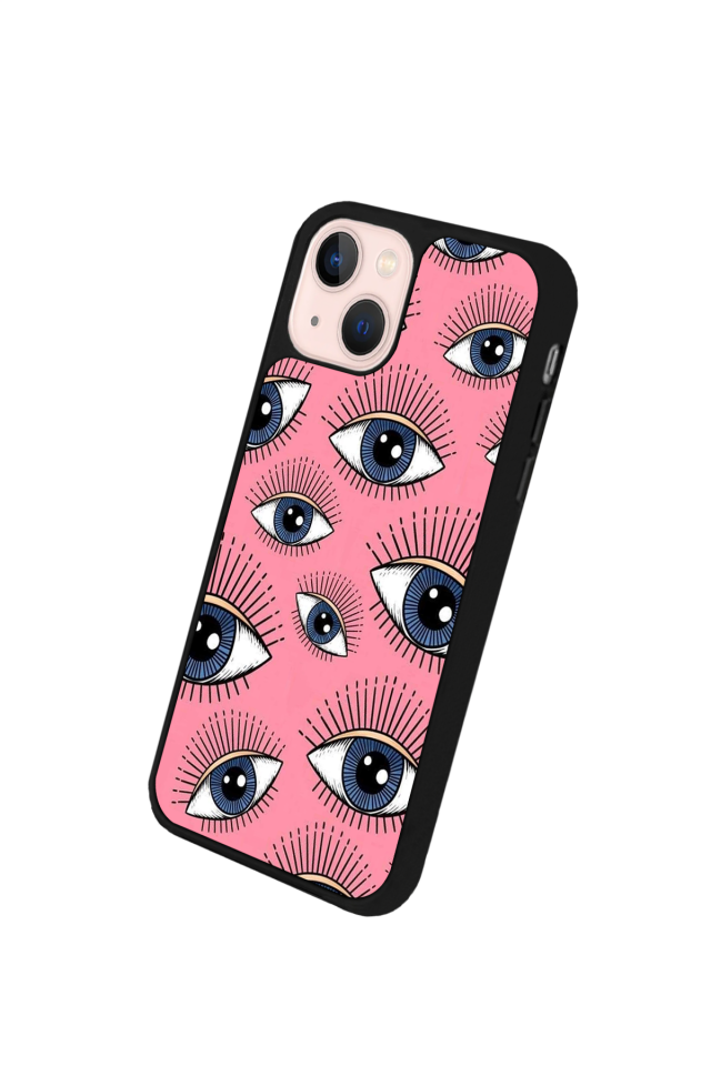 iPhone 15 Plus Uyumlu Göz Tasarımlı Glossy Premium Kılıf