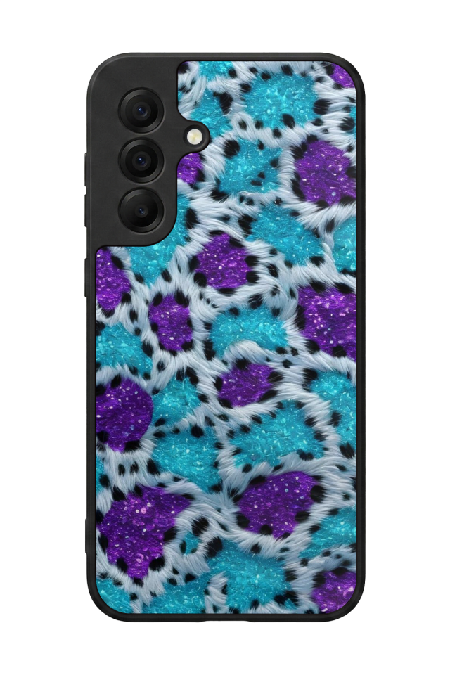 Samsung Galaxy A17 Uyumlu Hologram Leopar Tasarımlı Glossy Premium Kılıf