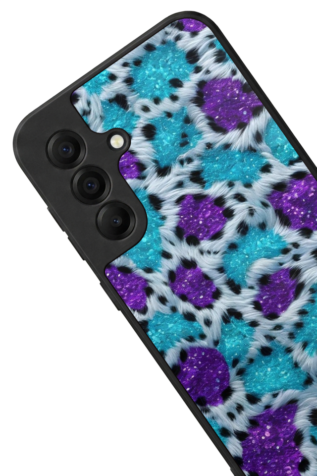 Samsung Galaxy A17 Uyumlu Hologram Leopar Tasarımlı Glossy Premium Kılıf