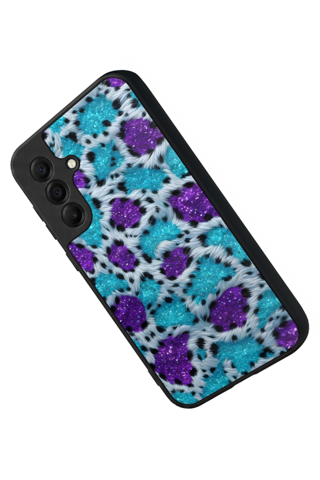 Samsung Galaxy A17 Uyumlu Hologram Leopar Tasarımlı Glossy Premium Kılıf