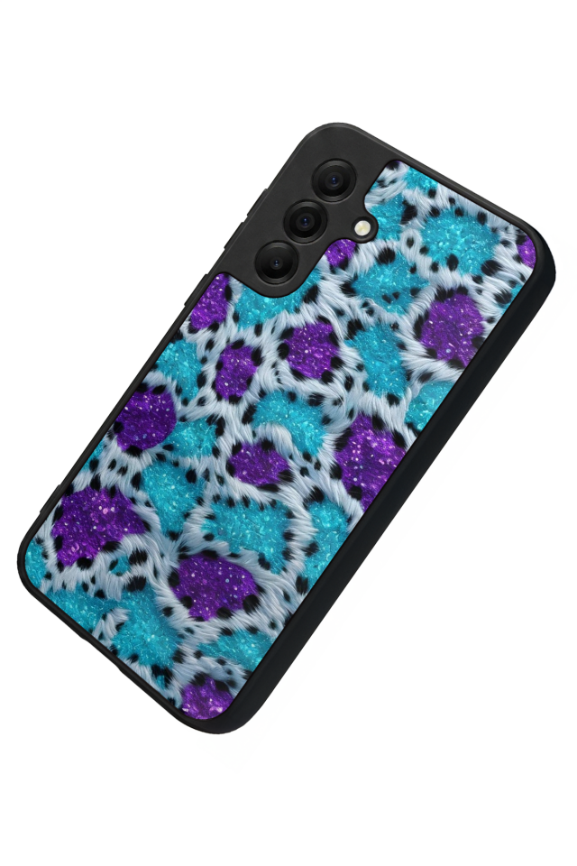 Samsung Galaxy A17 Uyumlu Hologram Leopar Tasarımlı Glossy Premium Kılıf