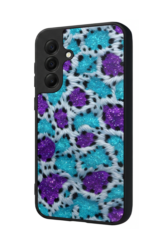 Samsung Galaxy A17 Uyumlu Hologram Leopar Tasarımlı Glossy Premium Kılıf