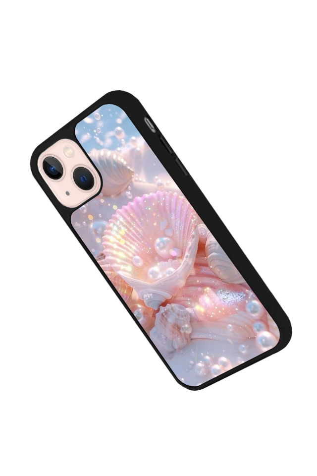 iPhone 15 Uyumlu  İnci Tasarımlı Glossy Premium Kılıf