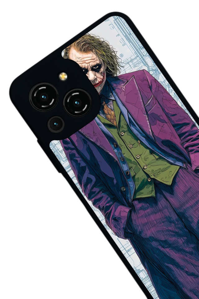 Reeder S23 Pro Max Uyumlu Joker Tasarımlı Glossy Premium Kılıf