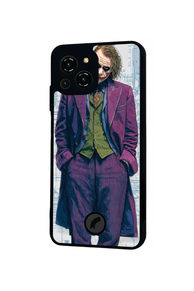 Reeder S23 Pro Max Uyumlu Joker Tasarımlı Glossy Premium Kılıf