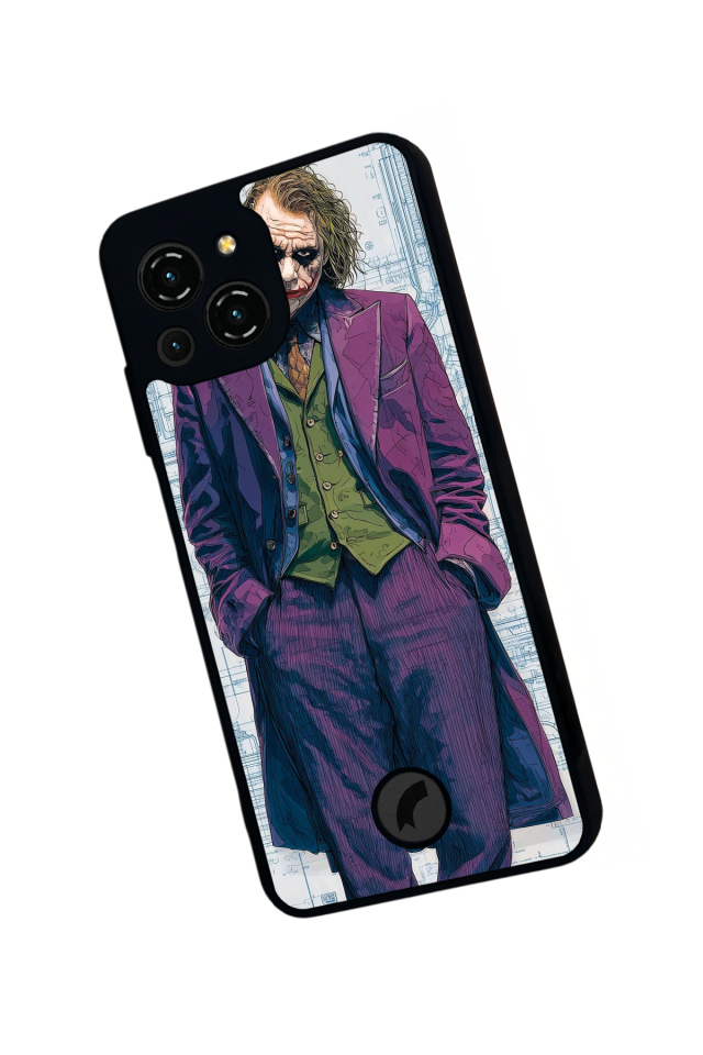 Reeder S23 Pro Max Uyumlu Joker Tasarımlı Glossy Premium Kılıf