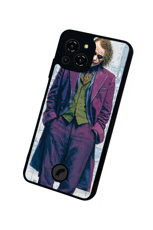 Reeder S23 Pro Max Uyumlu Joker Tasarımlı Glossy Premium Kılıf