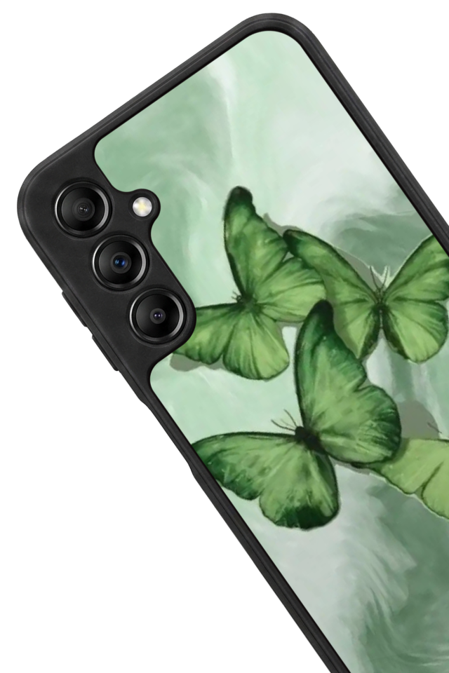Samsung Galaxy A14 Uyumlu Kelebek Tasarımlı Glossy Premium Kılıf