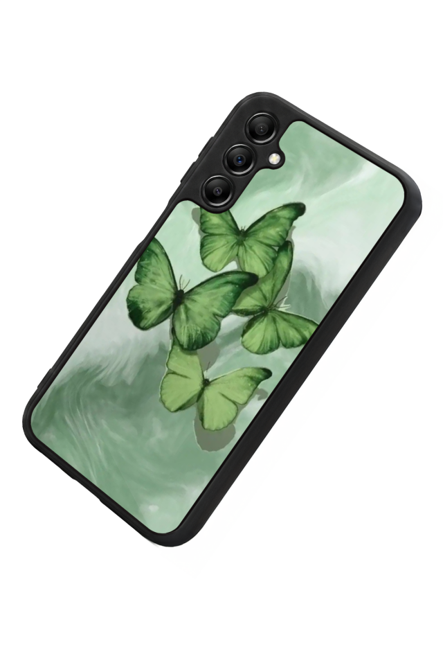 Samsung Galaxy A14 Uyumlu Kelebek Tasarımlı Glossy Premium Kılıf