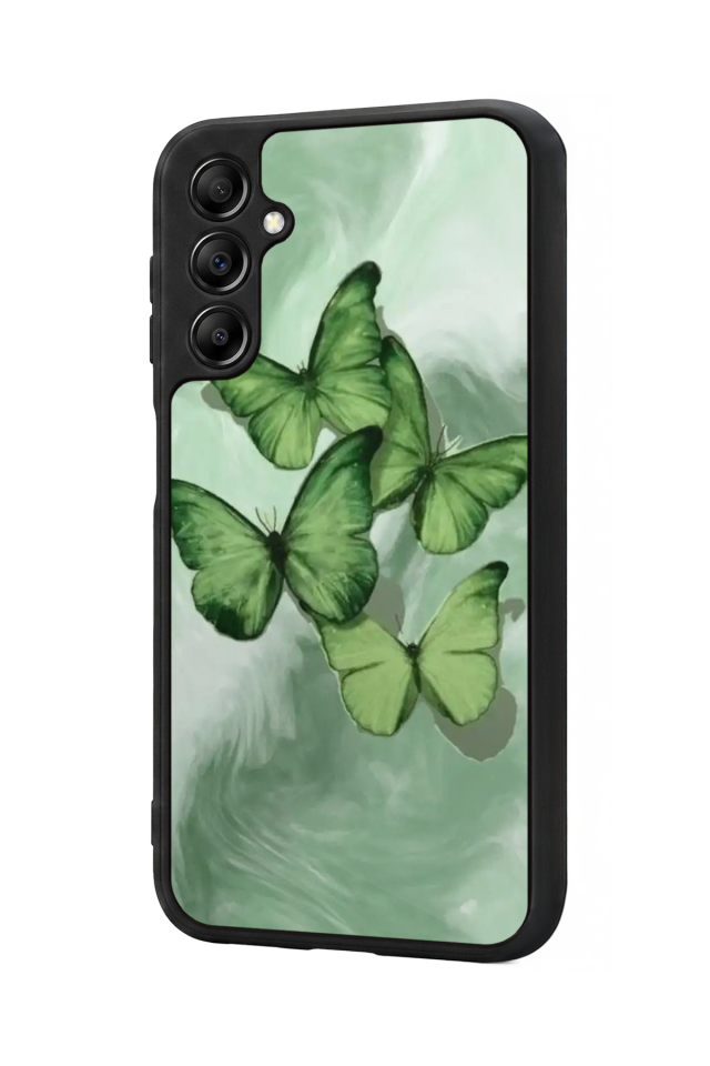 Samsung Galaxy A14 Uyumlu Kelebek Tasarımlı Glossy Premium Kılıf