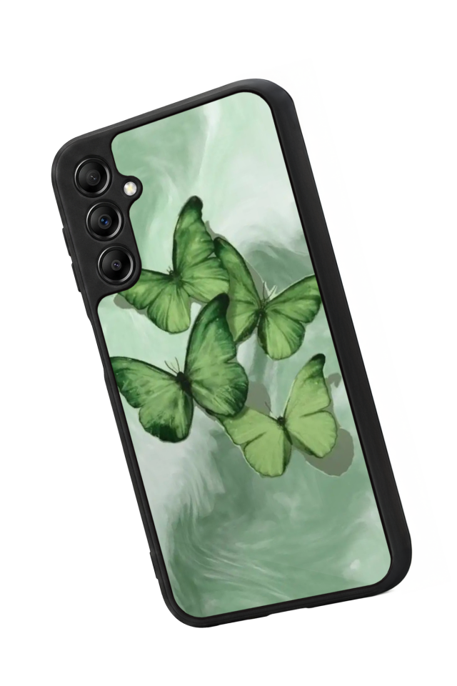 Samsung Galaxy A14 Uyumlu Kelebek Tasarımlı Glossy Premium Kılıf