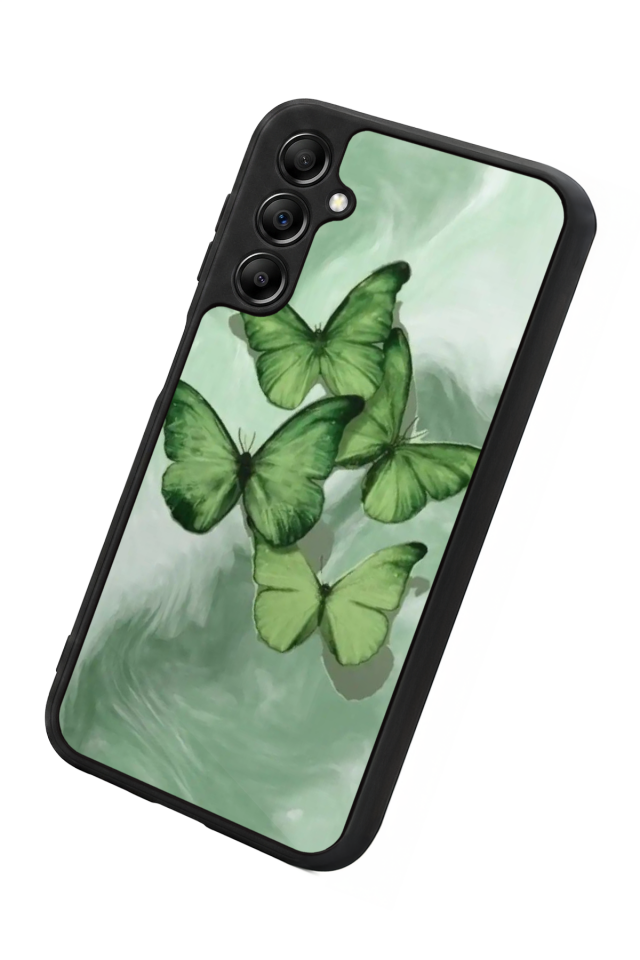 Samsung Galaxy A14 Uyumlu Kelebek Tasarımlı Glossy Premium Kılıf