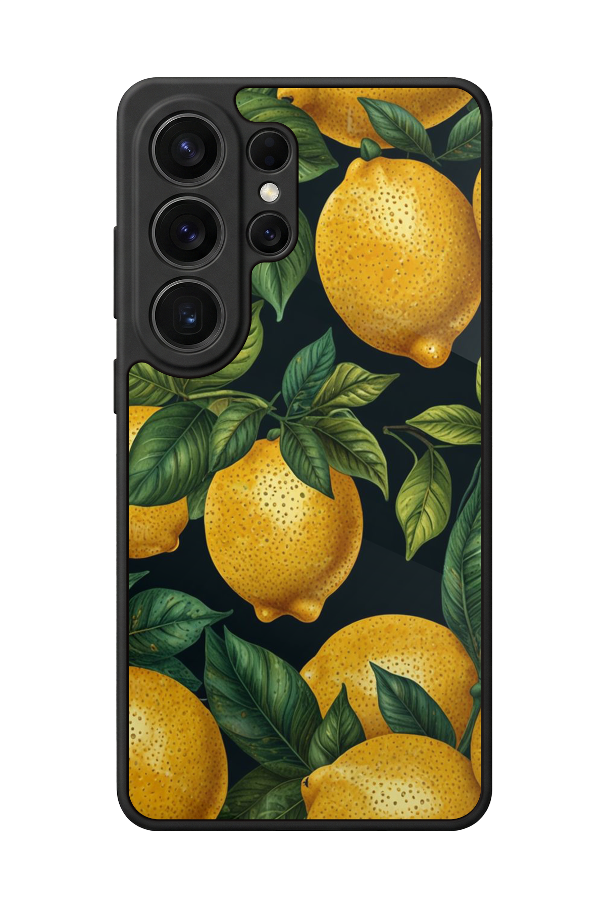 Samsung Galaxy S26 Ultra Uyumlu Limon Tasarımlı Glossy Premium Kılıf